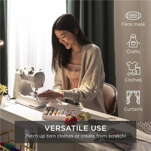 Best Choice Products Compact Sewing Machine, 42-Piece Beginners Kit - Picture 6 of 8